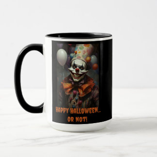 Taza Creepy clown Halloween