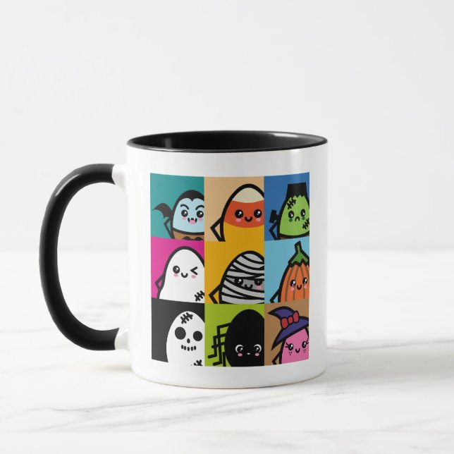 Taza Creepy Eggs Series - Halloween | Añadir su nombre (Izquierda)
