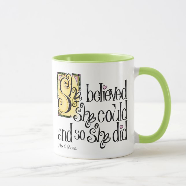 Taza Creía Que Podía Mug (Derecha)