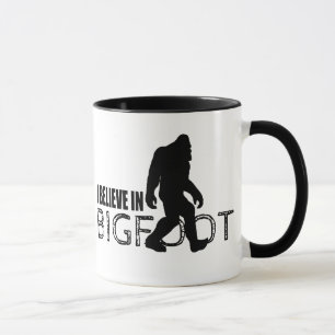 Taza Creo en Bigfoot Sasquatch divertido