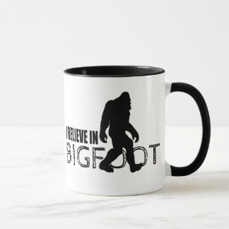 Taza Creo en Bigfoot Sasquatch divertido