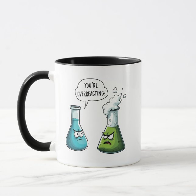 Taza Creo que estás exagerando la ciencia de los nervio (Izquierda)