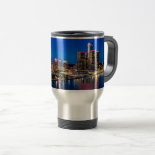 Taza crepuscular del viaje de Detroit