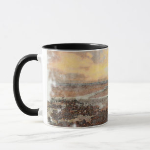 Taza Crepúsculo Costero: Acuarela de la Playa de Ardros