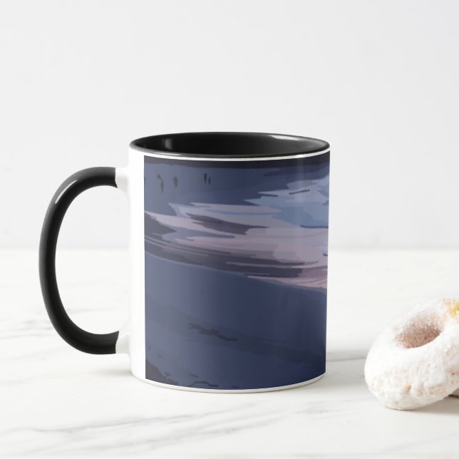 Taza Crepúsculo marino (Con donut)