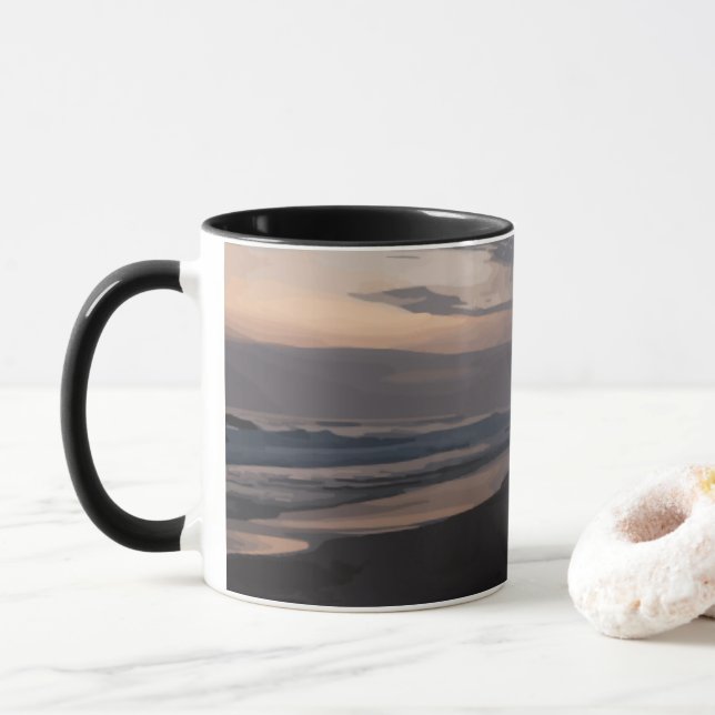Taza Crepúsculo marino (Con donut)