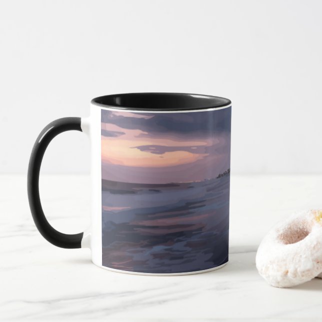 Taza Crepúsculo marino (Con donut)