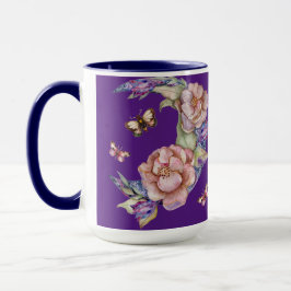 Taza Crescent Flower Moon Coffee Mug