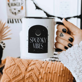 Taza Crescent Moon - Famoso café de Halloween de Vibes