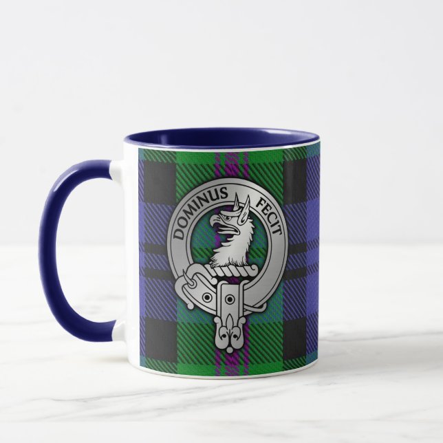 Taza Crest y Tartán del Clan Baird (Izquierda)