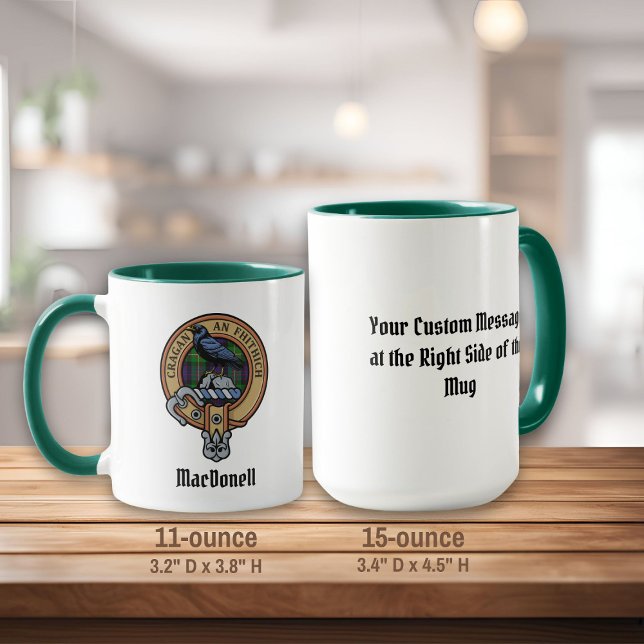 Taza Crestón del Clan MacDonell de Glengarry sobre Tart (Subido por el creador)