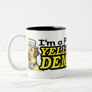 Taza criada en línea pura de Yeller Dawg