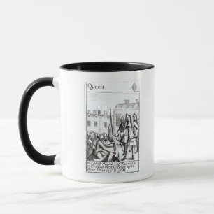 Taza Criadas de Taunton que se arrodillan ante duque de