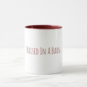 Taza Criado En Un Café De Barn