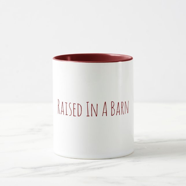 Taza Criado En Un Café De Barn (Centro)