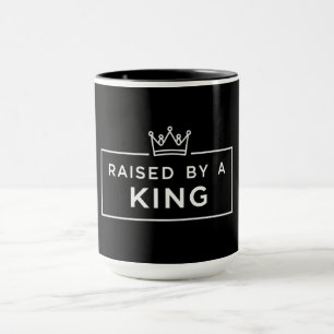 Taza Criado por un Rey Día del Padre