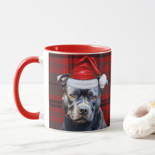 Taza Criado rojo de la fiesta de Pitbull en Bluenose Lo