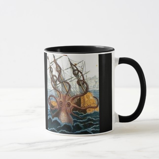 Taza Criatura del mar del pulpo de Steampunk Kraken del (Derecha)