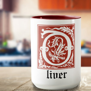 Taza Criaturas míticas del siglo XVI, capital decorativ