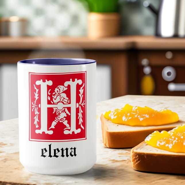 Taza Criaturas míticas del siglo XVI Capital decorativa (Subido por el creador)