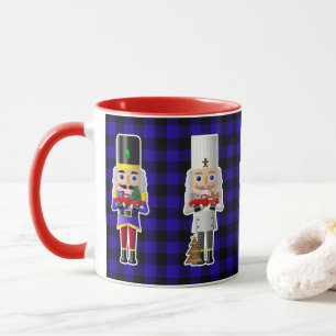 Taza Crichales de nueces con pequeños camiones rojos