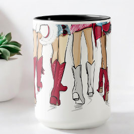 Taza Crimen de vaquero de moda de las damas de Alabama