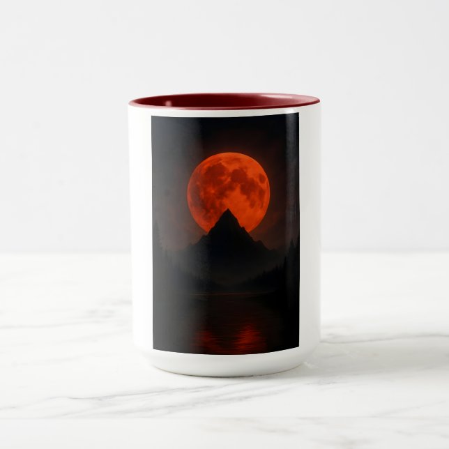 Taza Crimson Moonrise Mountain Mug (Centro)