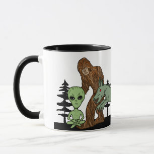Taza Criptid, OVNI, Pie Grande, Chupacabra, Alien
