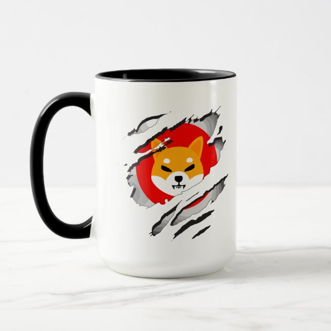 Taza criptodivisa SHIBA INU - SHIB Crypto SHIBA (Izquierda)