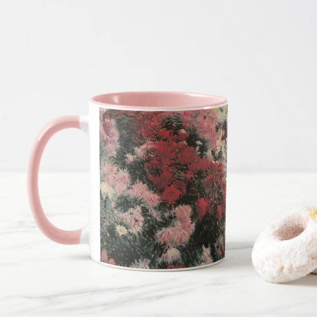 Taza Crisantemos por Dennis Bunker Miller, Bella Artes (Con donut)