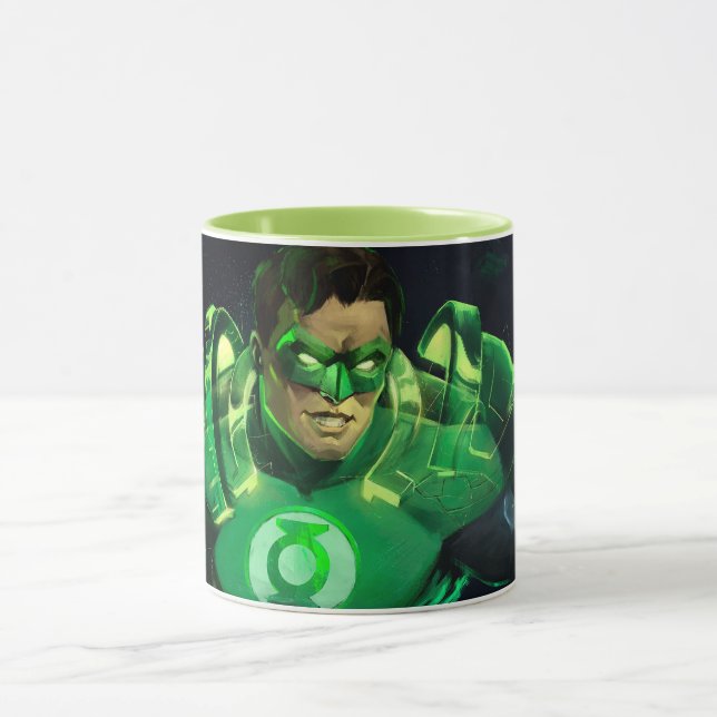 Taza Crisis infinita Ilustracion Linterna Verde (Centro)