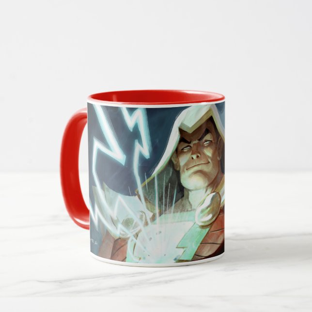 Taza Crisis infinita Ilustracion Shazam (Anverso izquierdo)