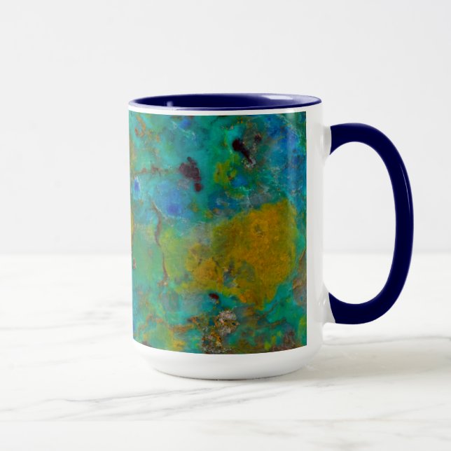 Taza Crisocola de Blue Cliff (Derecha)