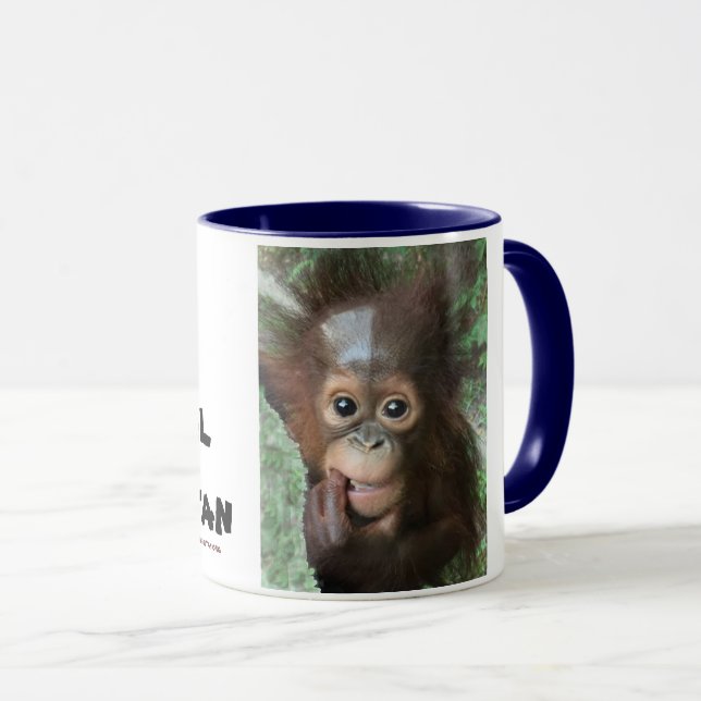 Taza Cristal de bebé de Oranguán (Anverso derecho)