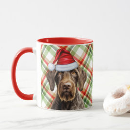 Taza Cristal roja de la festividad del pintor Wirehair 