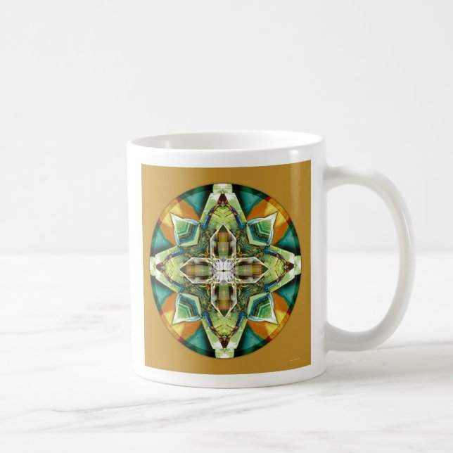 Taza cristalina de la mandala 6 (Derecha)