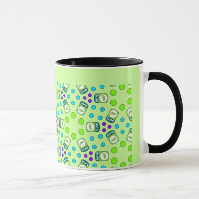 Taza cristalina de Suse Linux (Derecha)