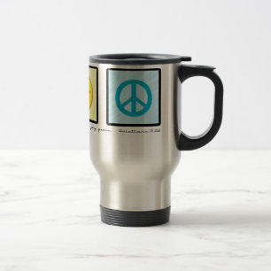 Taza cristiana del viaje de la paz de la alegría