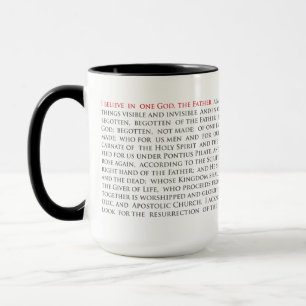 Taza Cristiano ortodoxo Nicene Creed Combo 15oz Mug