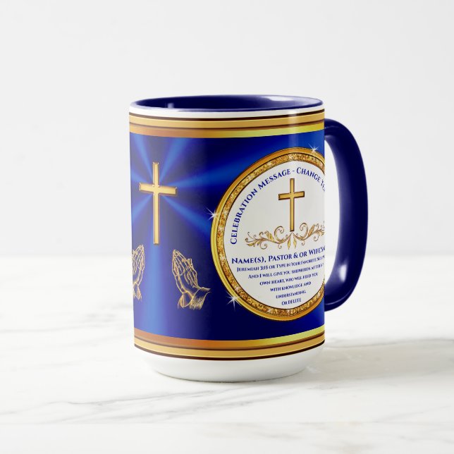 Taza Cristianos Gracias a regalos o a cualquier ocasión (Anverso derecho)