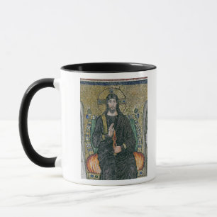 Taza Cristo enthroned con los ángeles
