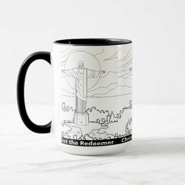 Taza Cristo, la Mug Redentora (Transparente) (Izquierda)