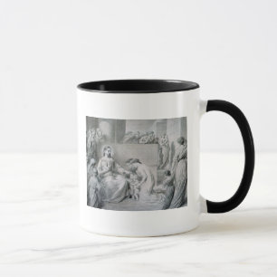 Taza Cristo que bendice a pequeños niños