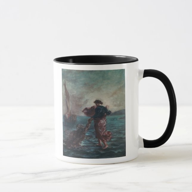 Taza Cristo que camina en el agua (Derecha)