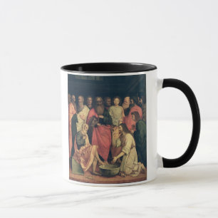 Taza Cristo que lava los pies de los discípulos