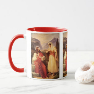 Taza Cristo y la samaritana por Christian Schleisner
