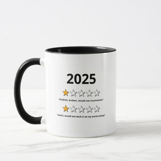 Taza Crítica divertida de 2022 (Izquierda)