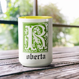 Taza Críticas míticas del siglo XVI Capital decorativa 