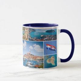 Taza Croacia | Hrvatska | Collage de fotos de viajes