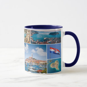 Taza Croacia   Hrvatska   Collage de fotos de viajes